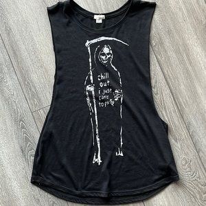 GARAGE | Grim Reaper Muscle Tee